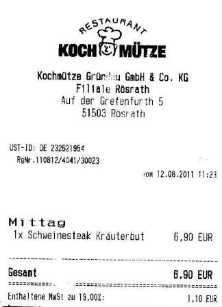 desm Hffner Kochmtze Restaurant